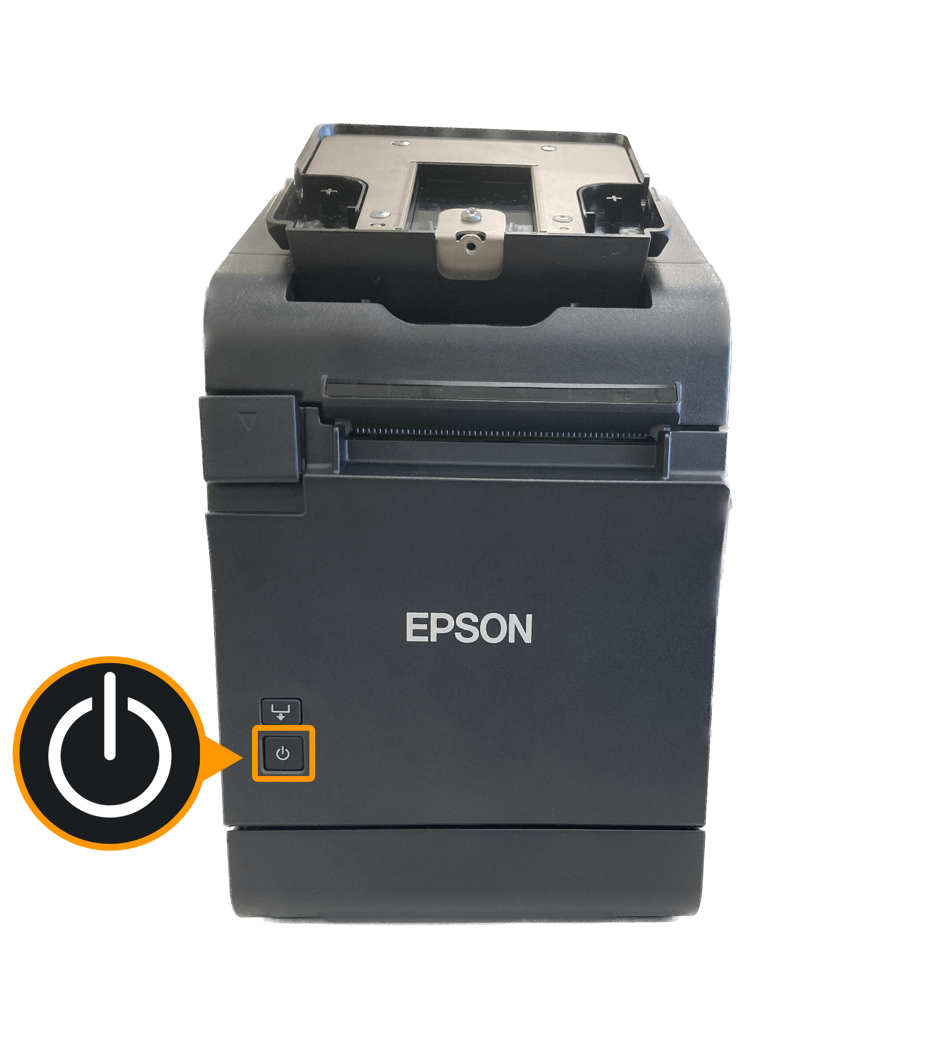 02 EPSON・据え置き型プリンターTM302-S1W / TM302-S1B / TM302-S2W / TM302-S2B プリンターの電源を入れる