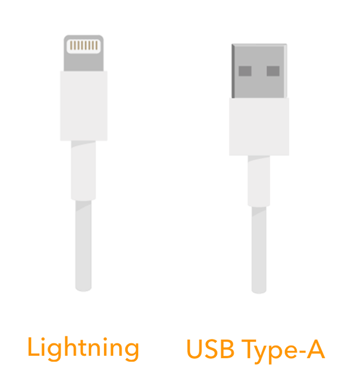 01 Airウェイト Lightning - USB Type-A ケーブル